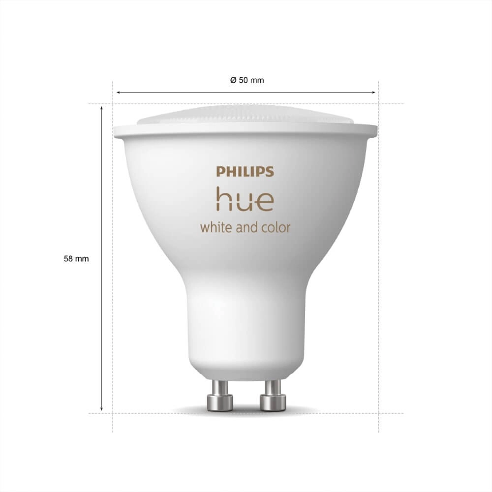 Hue Starterpack - GU10 - 5W - White and Color Philips 8720169254503