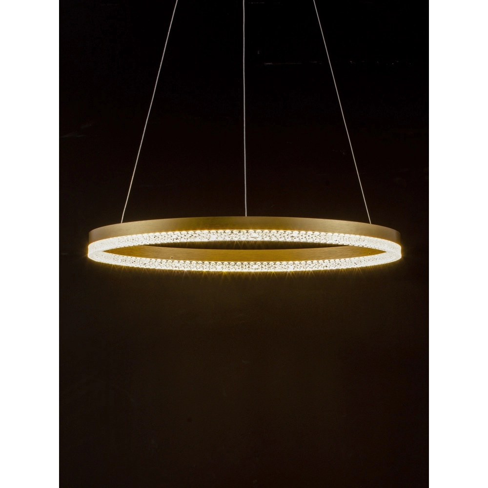Pendant lamp Adria gold Ø 60cm Lyora 5212017443793