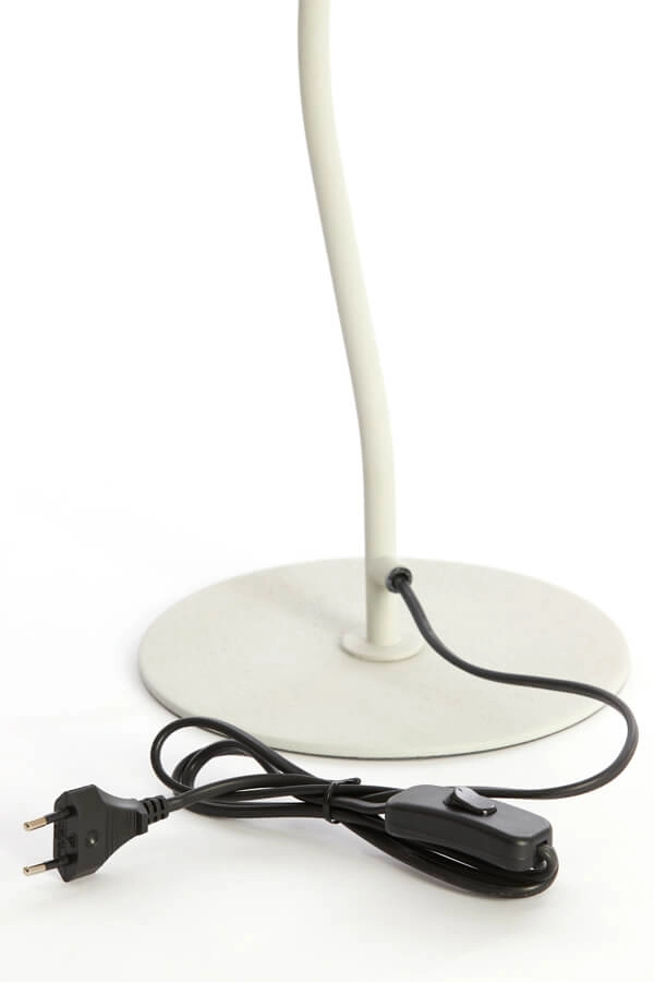 Table lamp Elimo Ø 25cm x 60cm white Light & Living 8717807705206