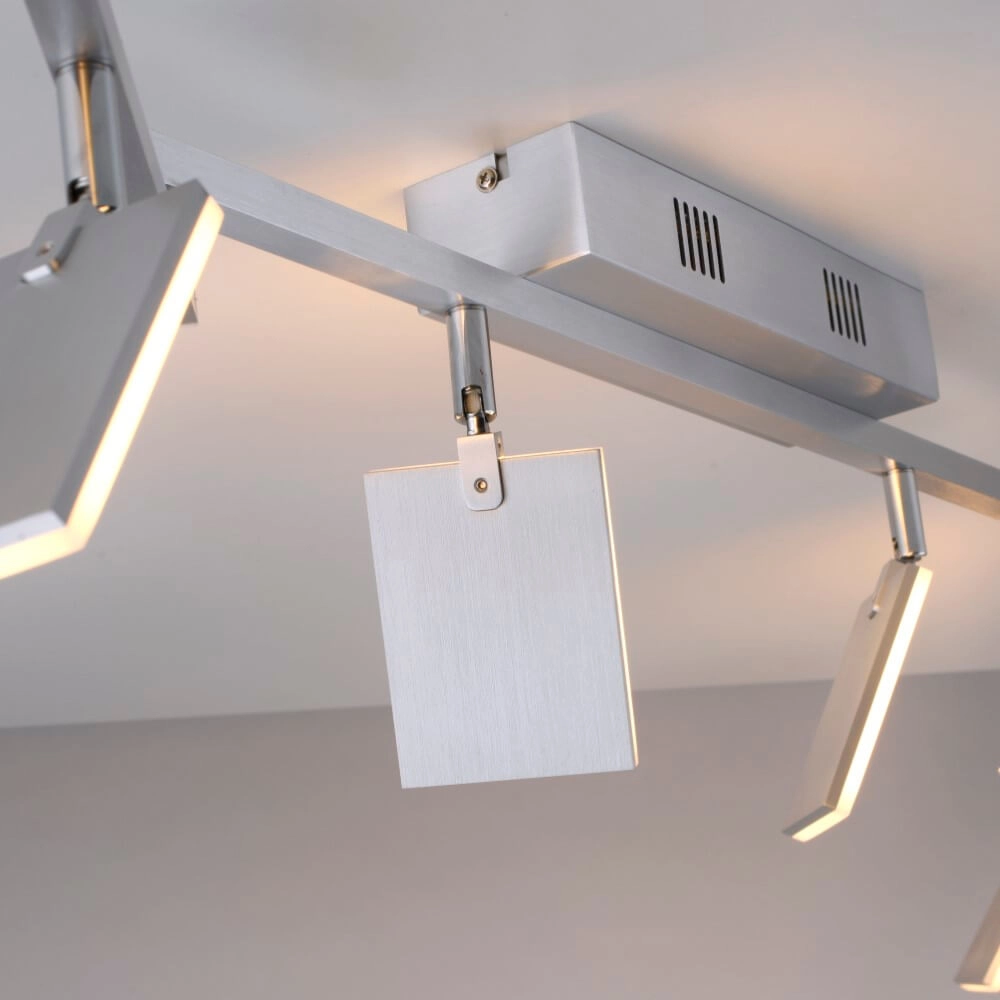 Ceiling lamp Pure Mira 6-light aluminum Paul Neuhaus 4012248359389