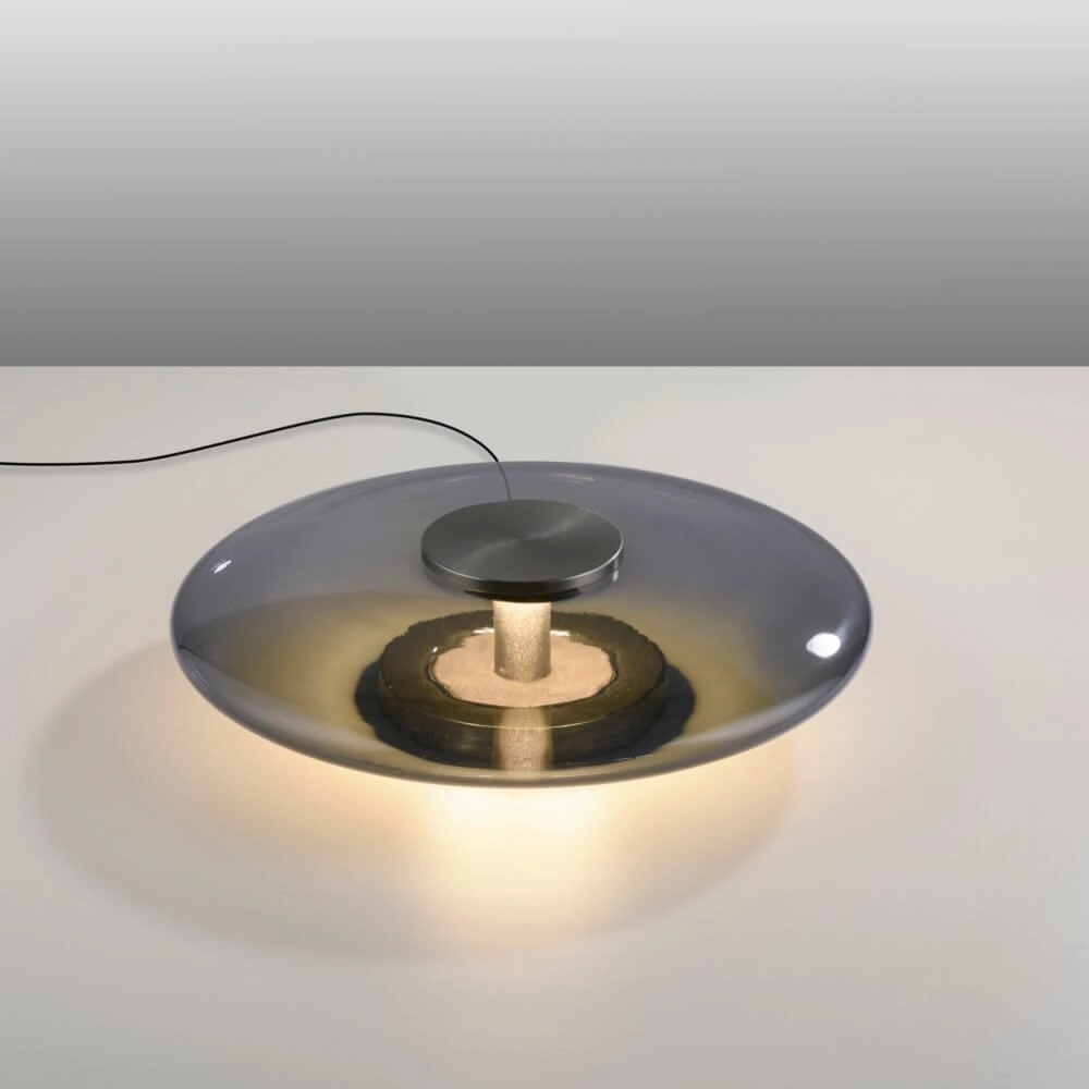Designer table lamp Pure Vitrum gray Paul Neuhaus 4012248382707