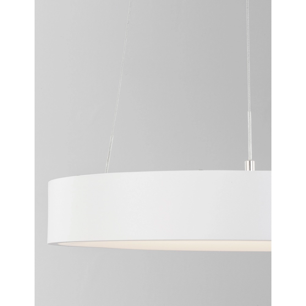 Pendant lamp Rando Thin white Ø 38cm Lyora 5212017420145