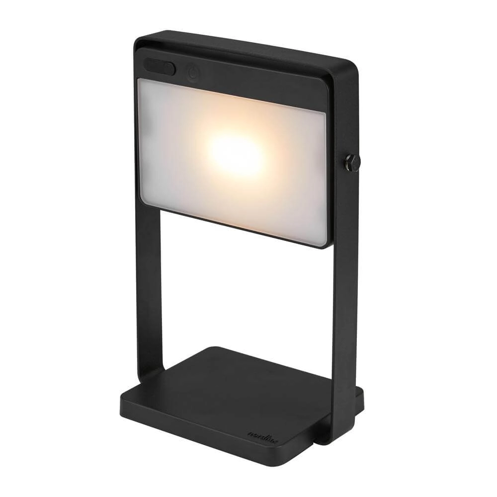 Design table lamp Saulio Black rechargeable