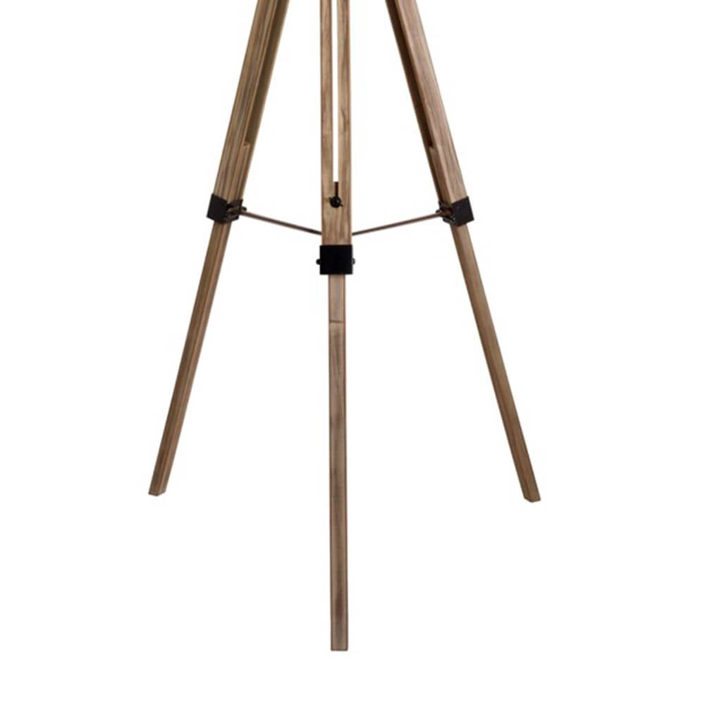 Country floor lamp Easel 145cm Tripod wood with taupe Searchlight 5053423055534