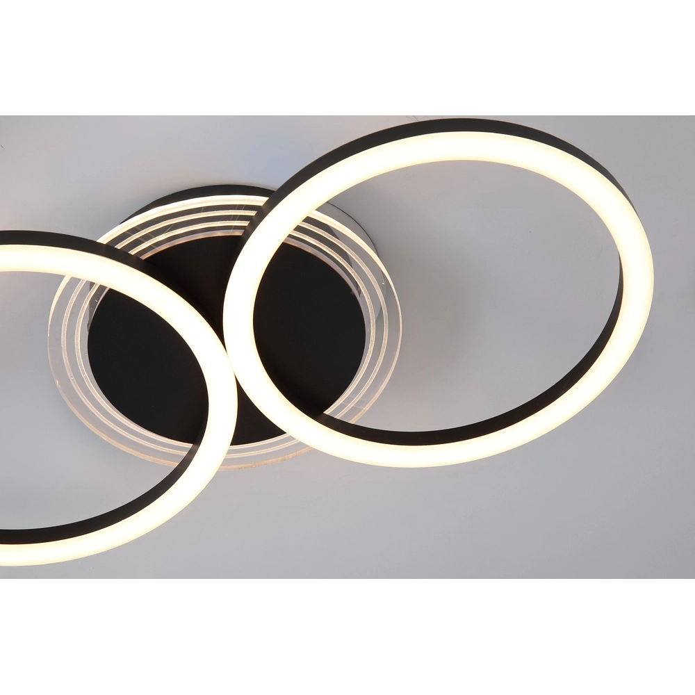 Ceiling lamp Contour black Searchlight 5053423298764