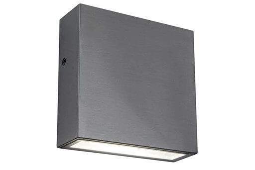 Stainless steel wall lamp Gemini Xf design