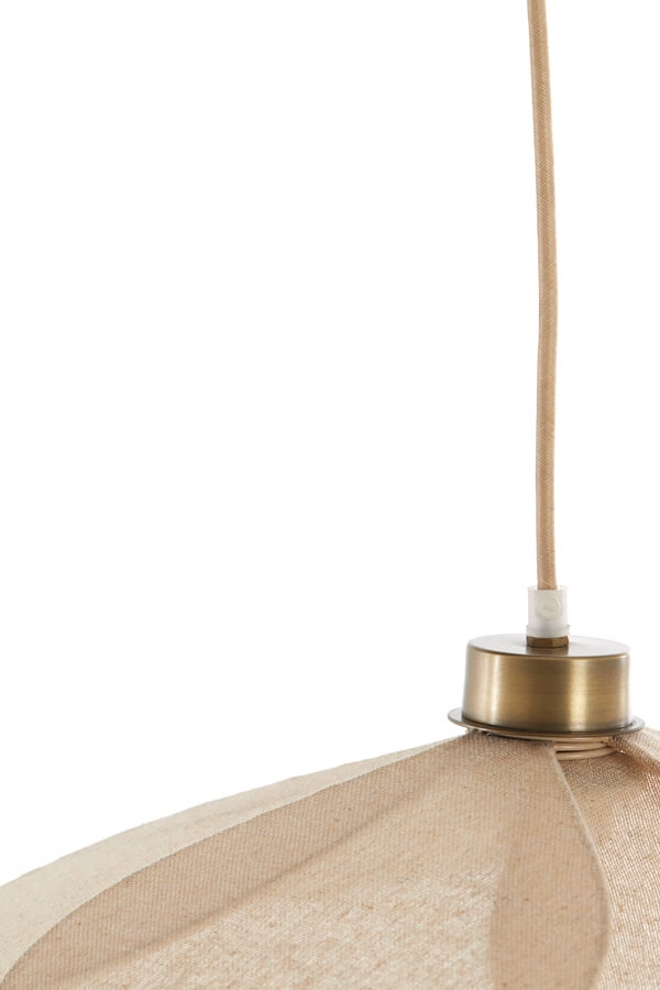 Pendant lamp Fyano flower cream Ø 46cm Light & Living 8717807706685
