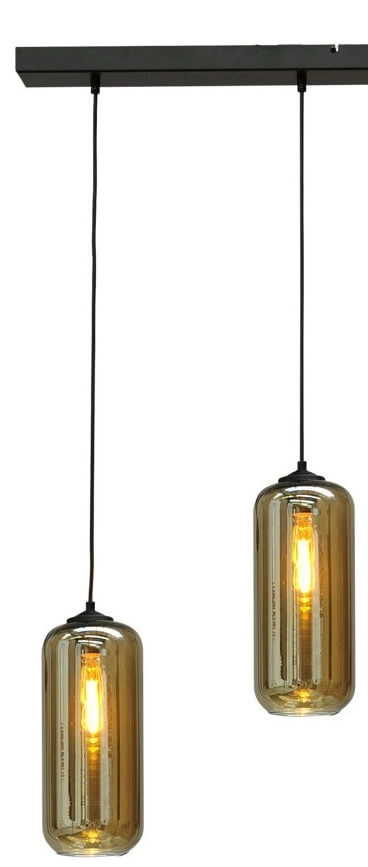 Office pendant lamp Quinto 5 with glass shades Masterlight 8718121220031