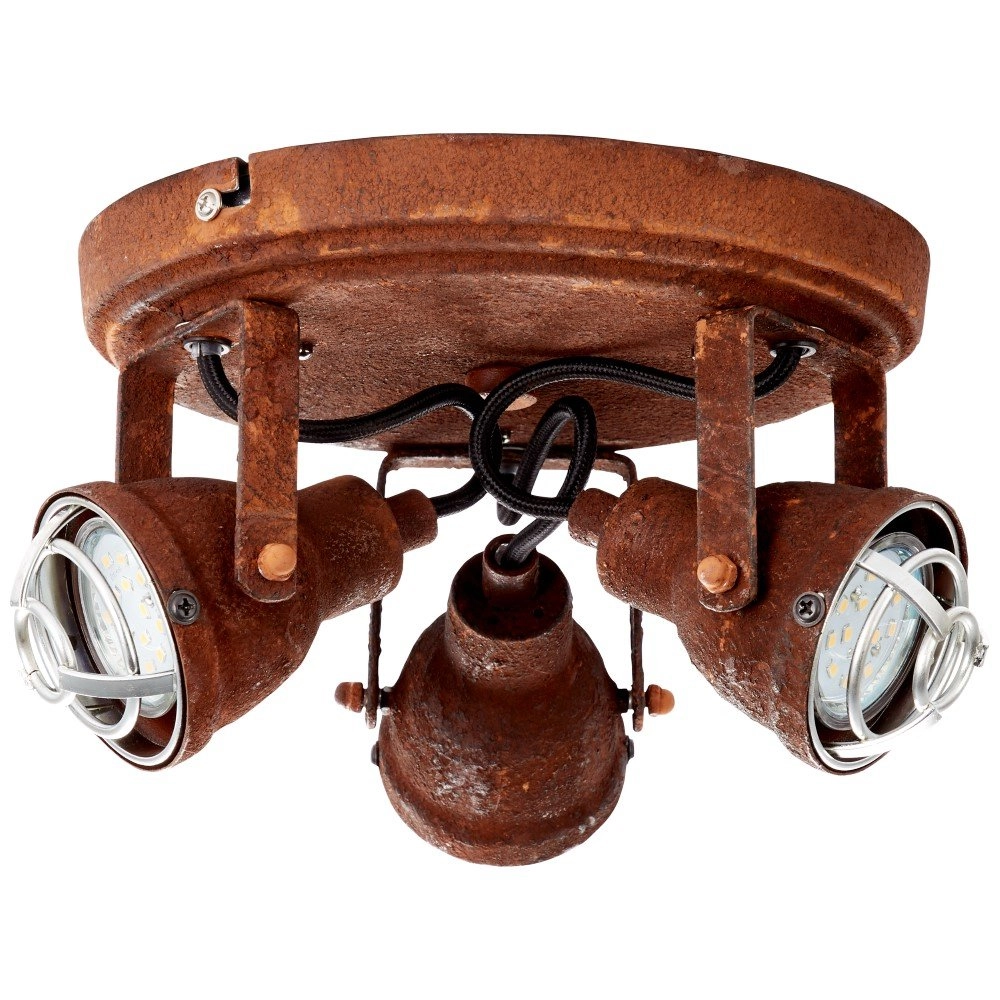 Industrial ceiling spotlight Bente 3-light Brilliant 4004353296499