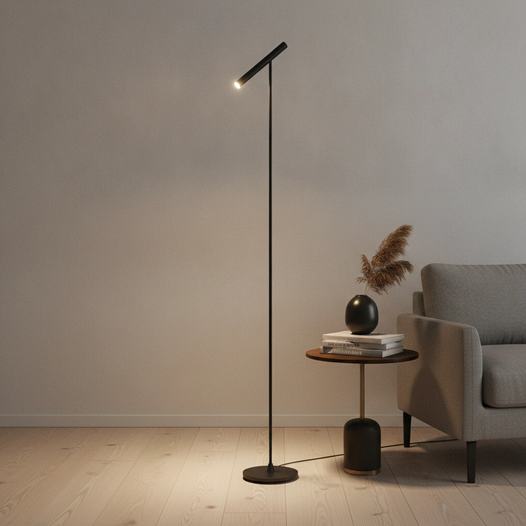 Design floor lamp Kansas black