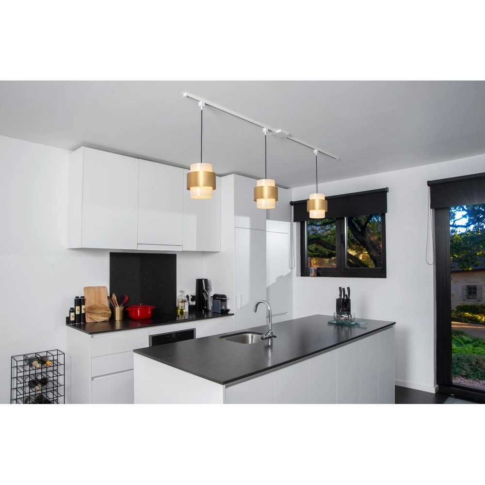 Rail pendant lamp adapter Track 1-phase white Lucide 5411212093868