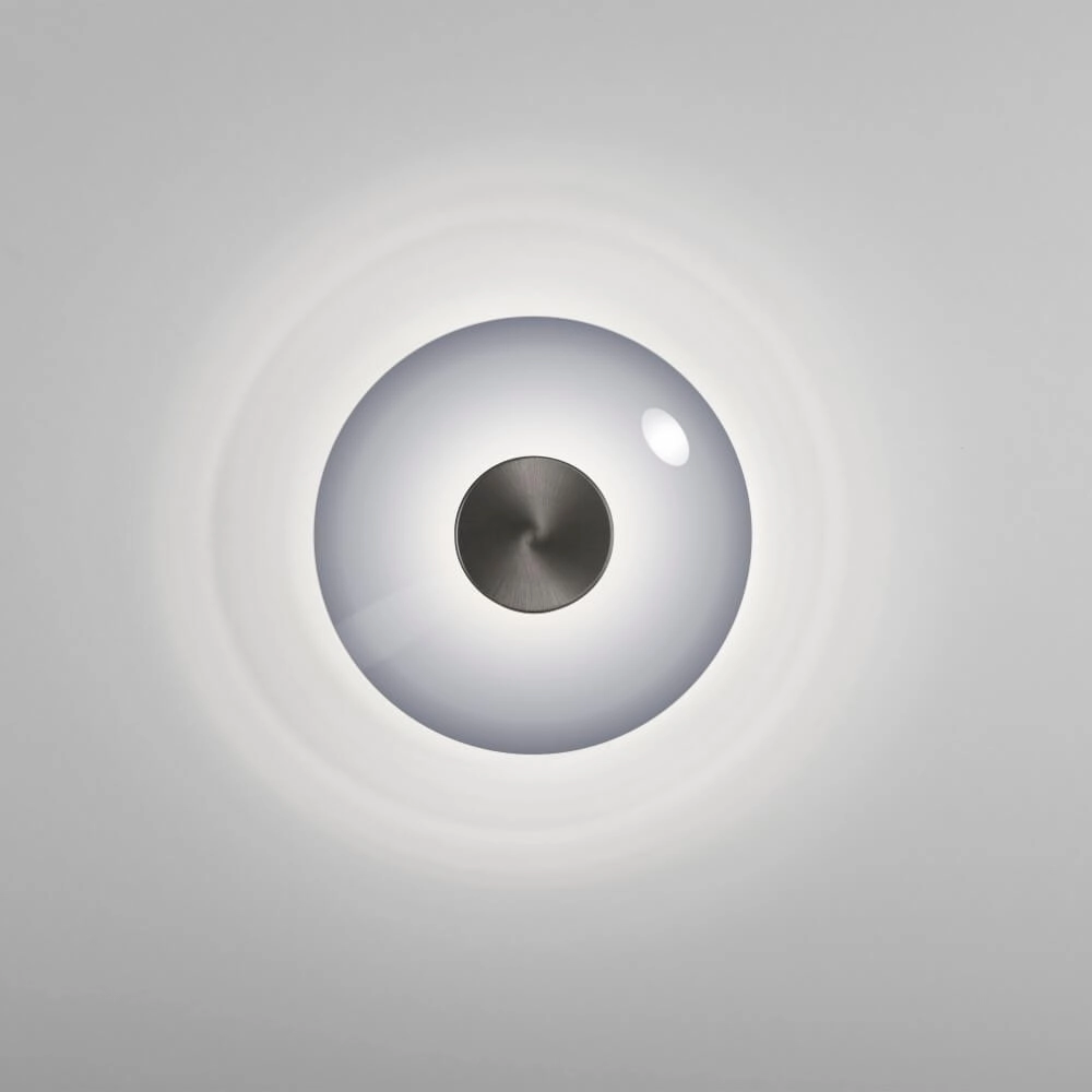 Design wall lamp Pure Vitrum gray Paul Neuhaus 4012248382622
