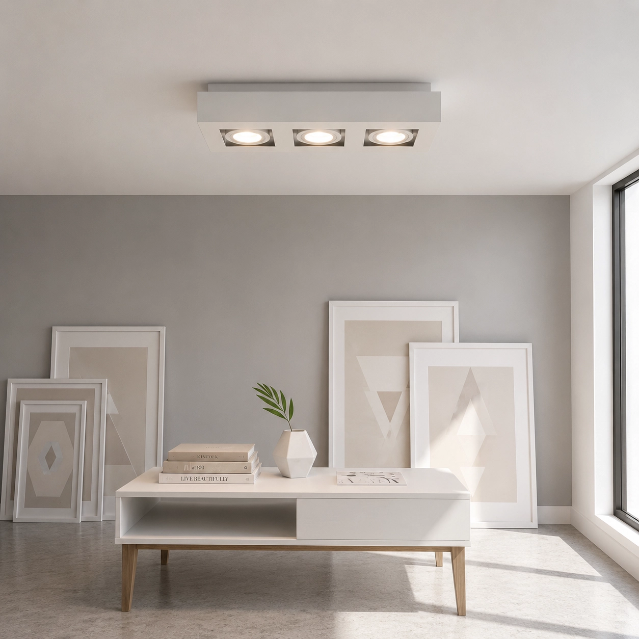 Surface-mounted spotlight Bosco 3-light