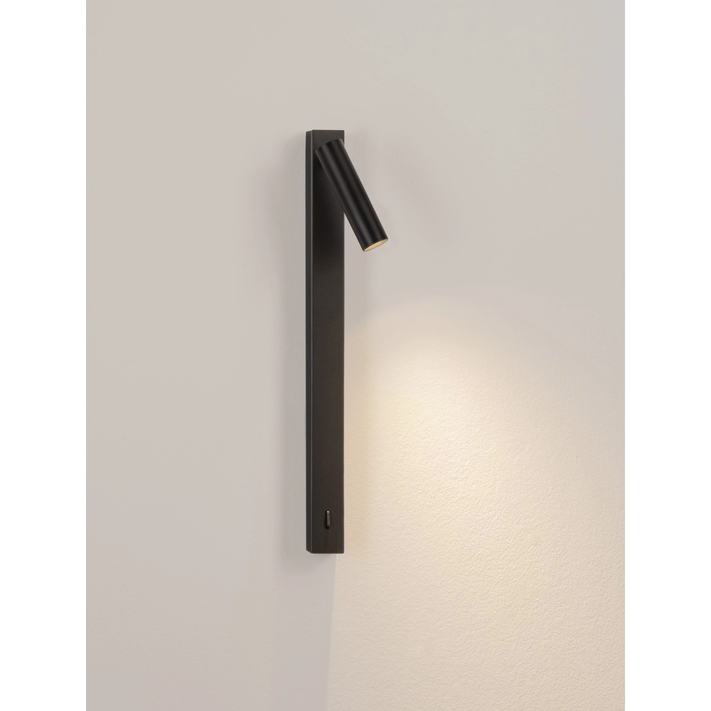 Bedside lamp Tondo black
