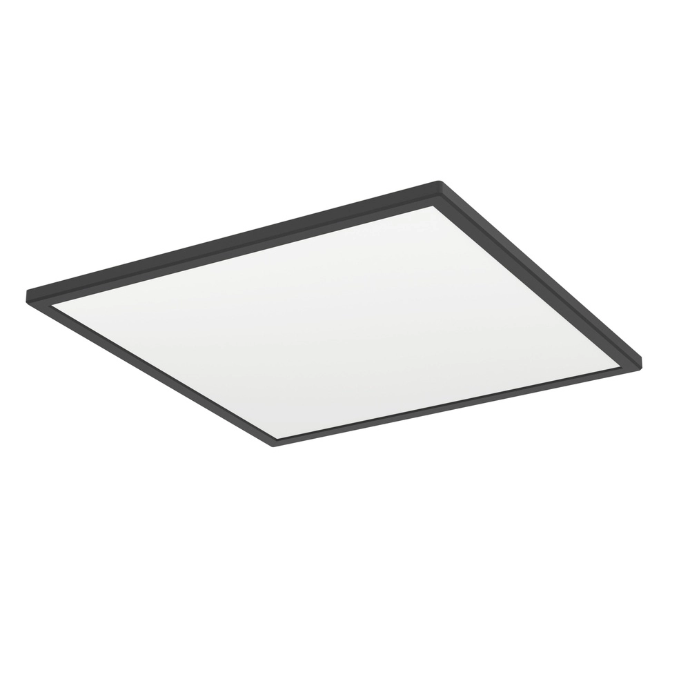 Bathroom ceiling light Rovito Square - Black - 50x50cm