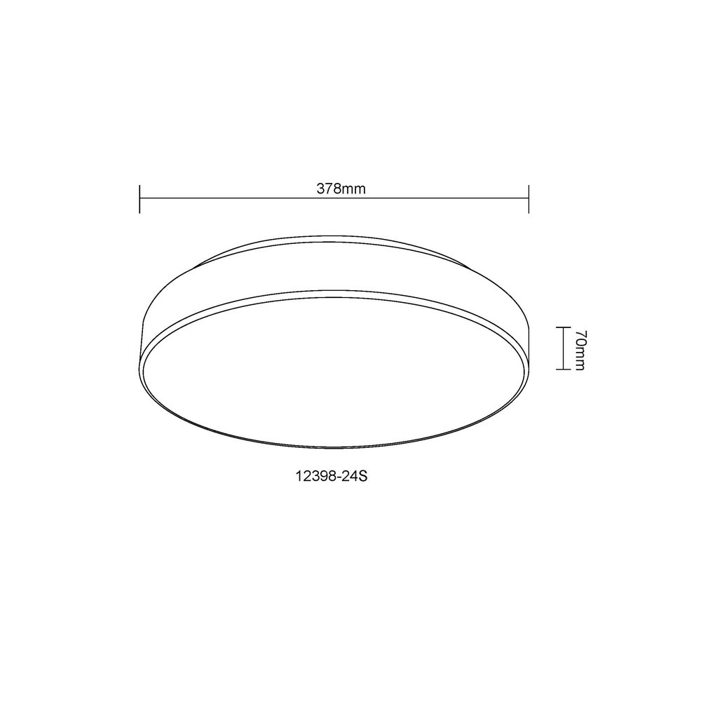 Design ceiling light Nielsen black Ø 37,8cm Globo 9007371575671
