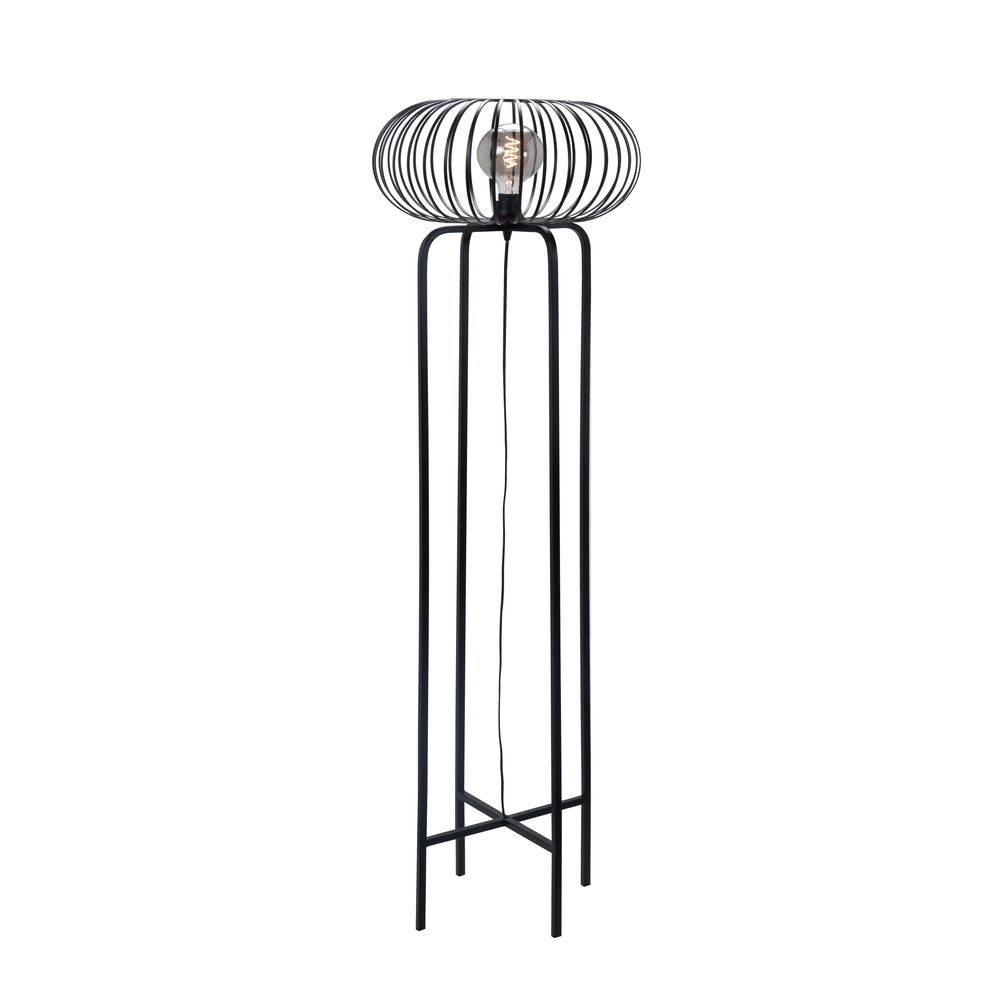 Floor lamp Bolato black Ø 50cm