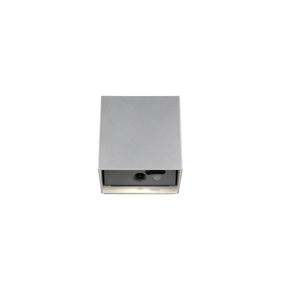 Wall lamp rechargeable Genie silver-grey with sensor Trio 4017807636383