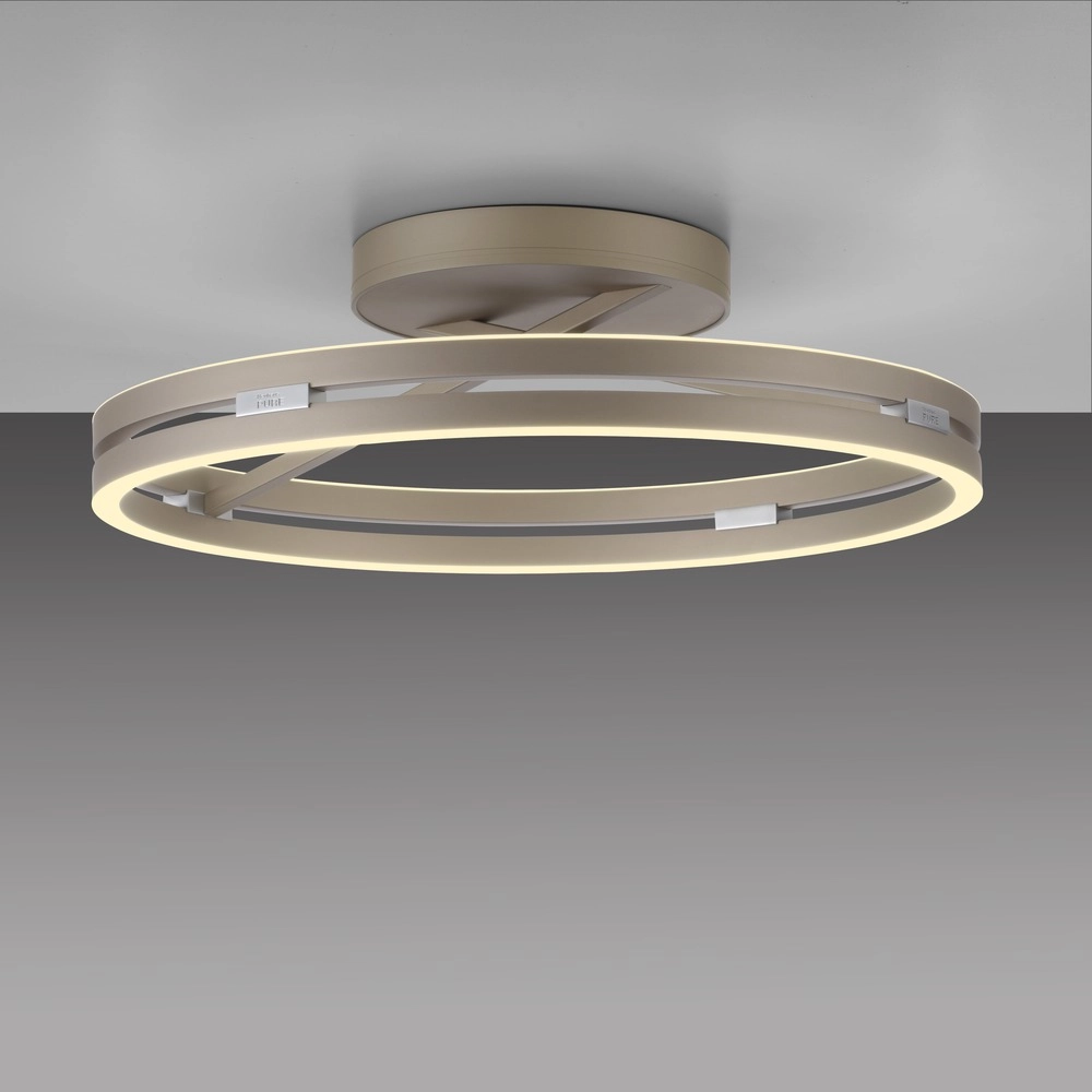 Led ceiling light Pure Loop Ø 60cm - bronce Paul Neuhaus 4012248398340