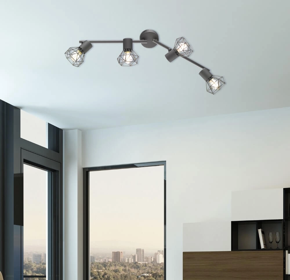 Trendy ceiling spotlight Ran 4-light Fischer & Honsel 4001133222662