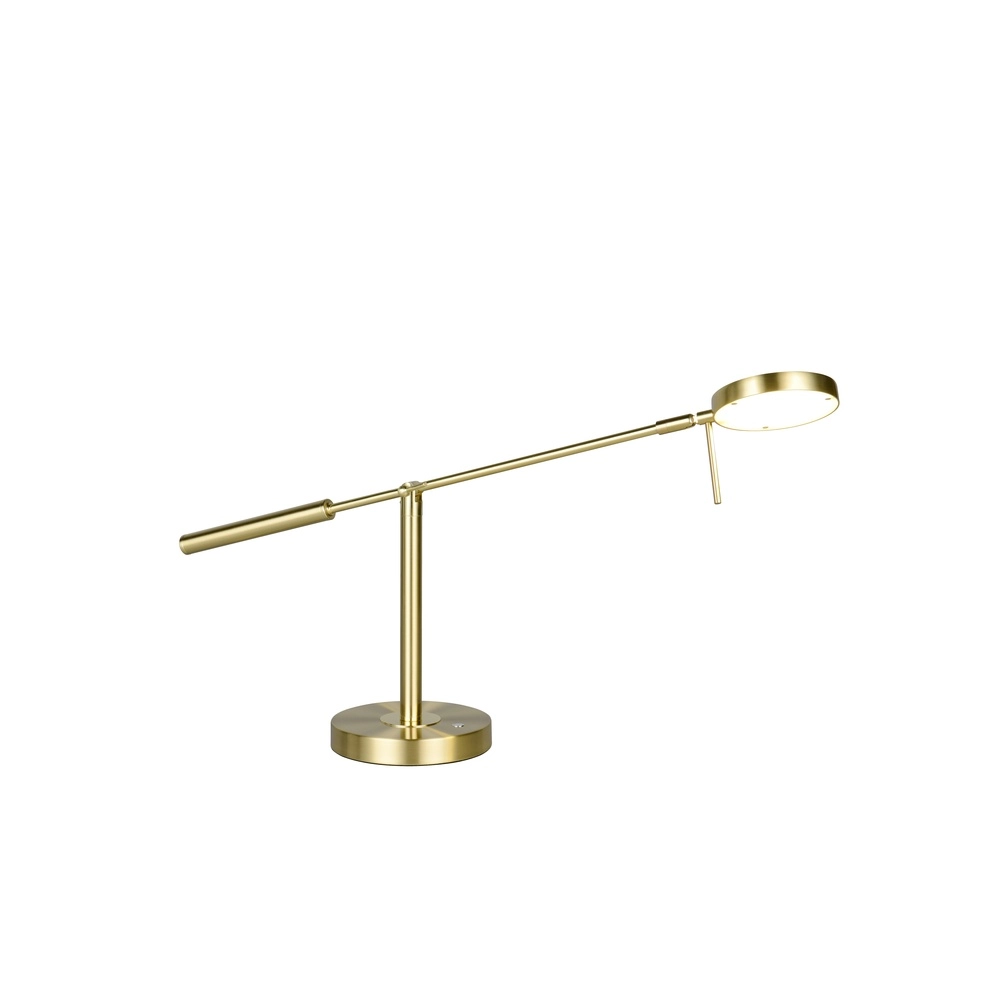 Desk lamp Monza brass Trio 4017807693294