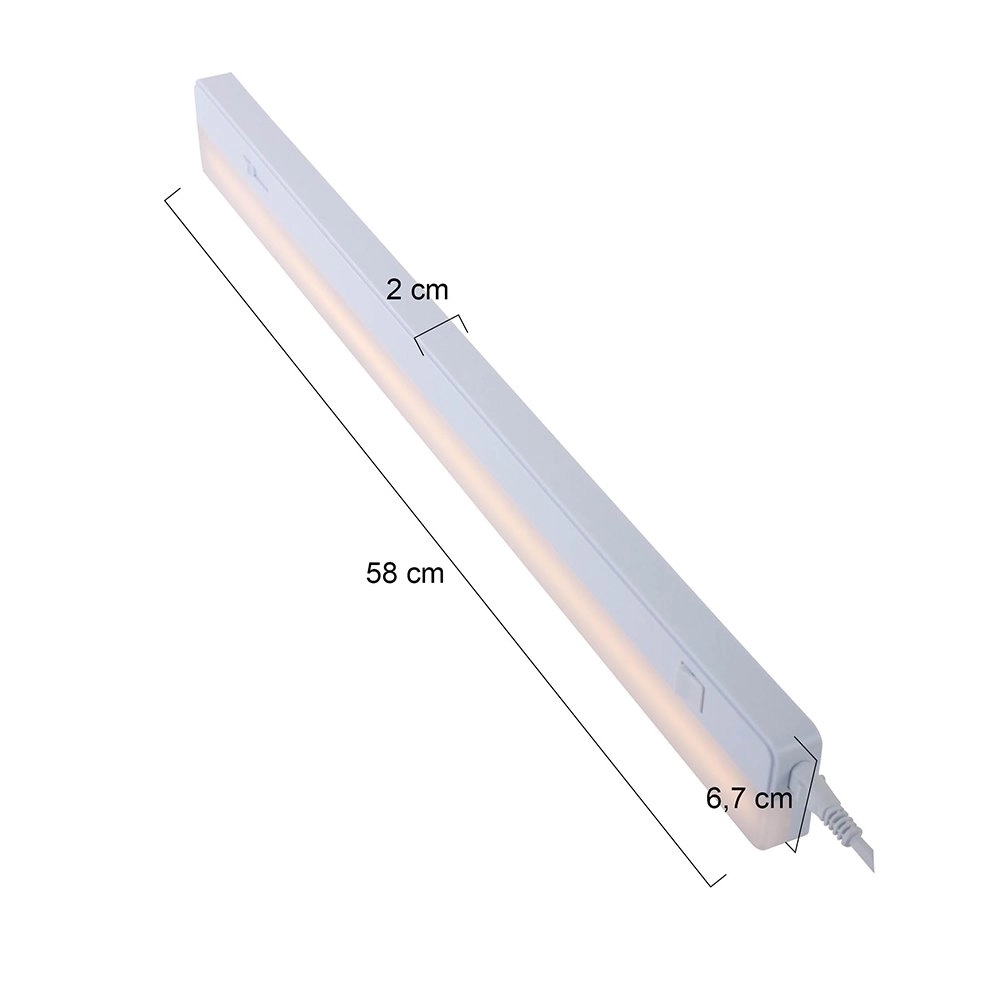 Kitchen cabinet lamp Kitchie 58cm 8.5W White Steinhauer 8712746114157