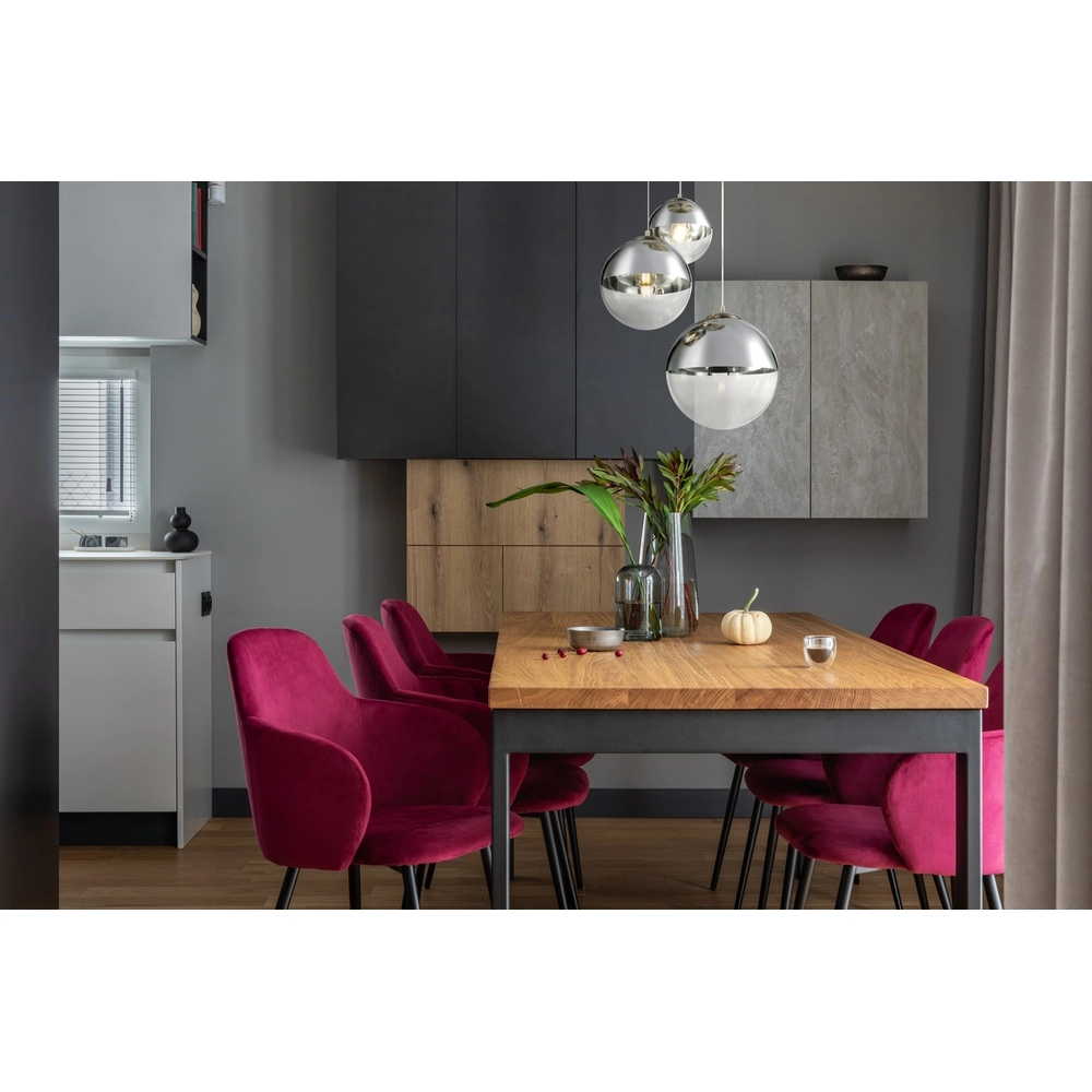 3-light pendant lamp Varus nickel Globo 9007371383443