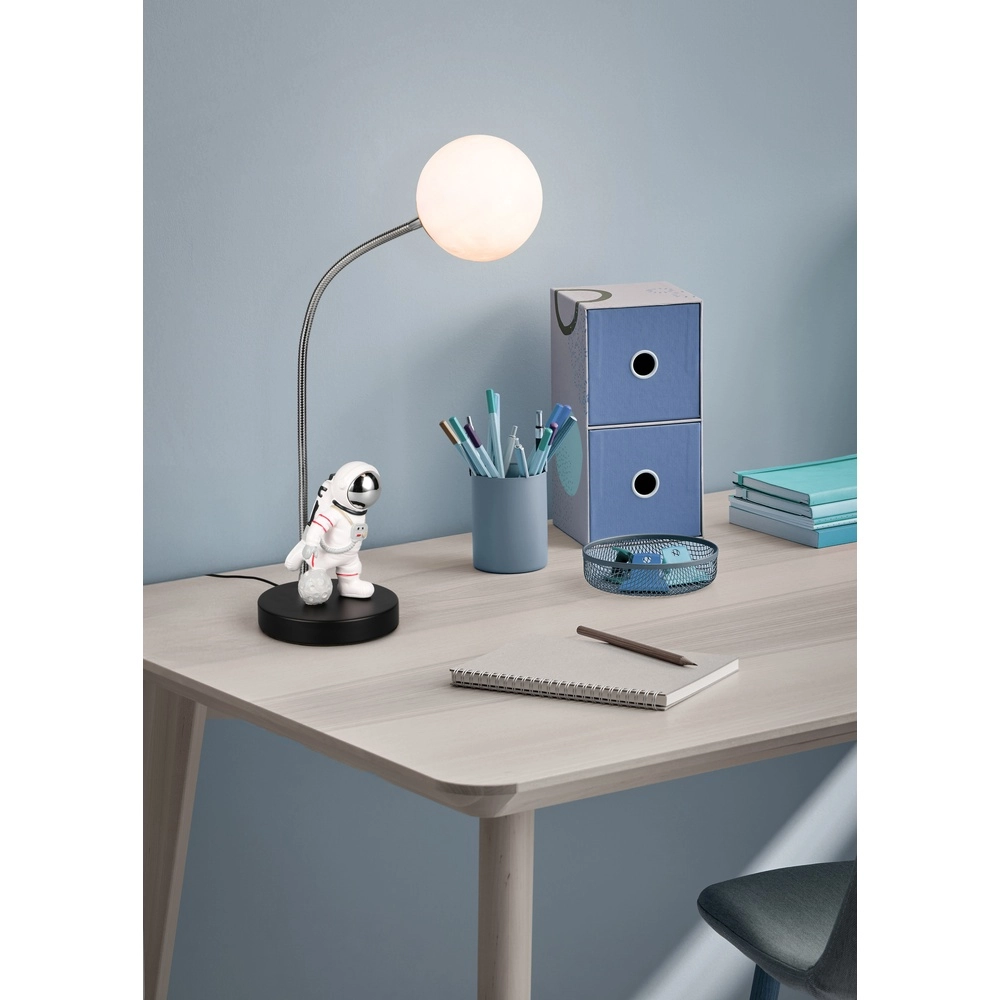 Table lamp Arm black and white Trio 4017807671520