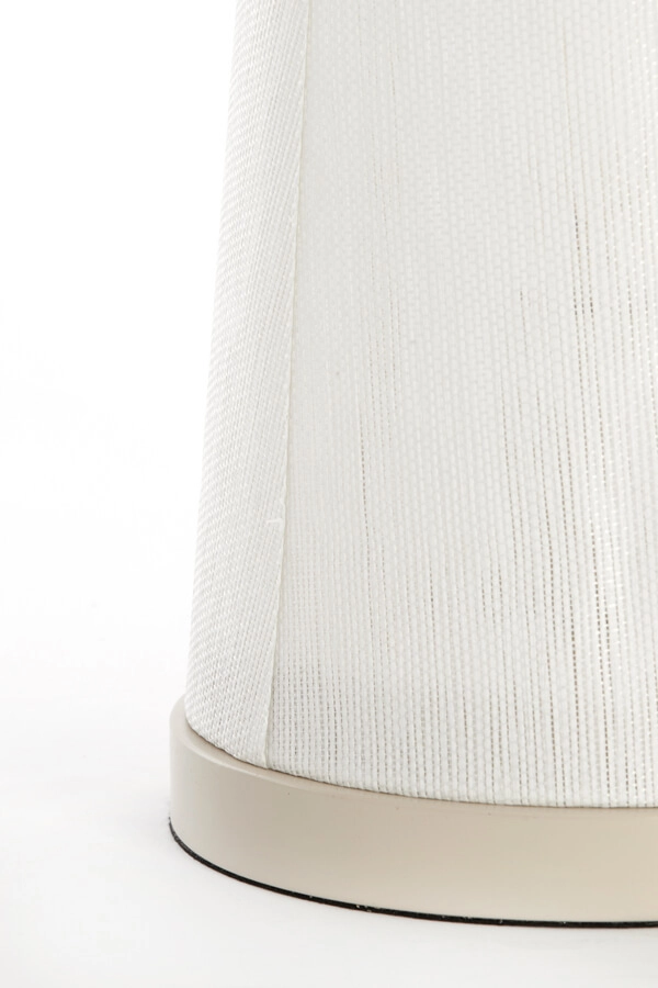 Japandi table lamp Fyon Ø 20cm cream with white Light & Living 8717807730666