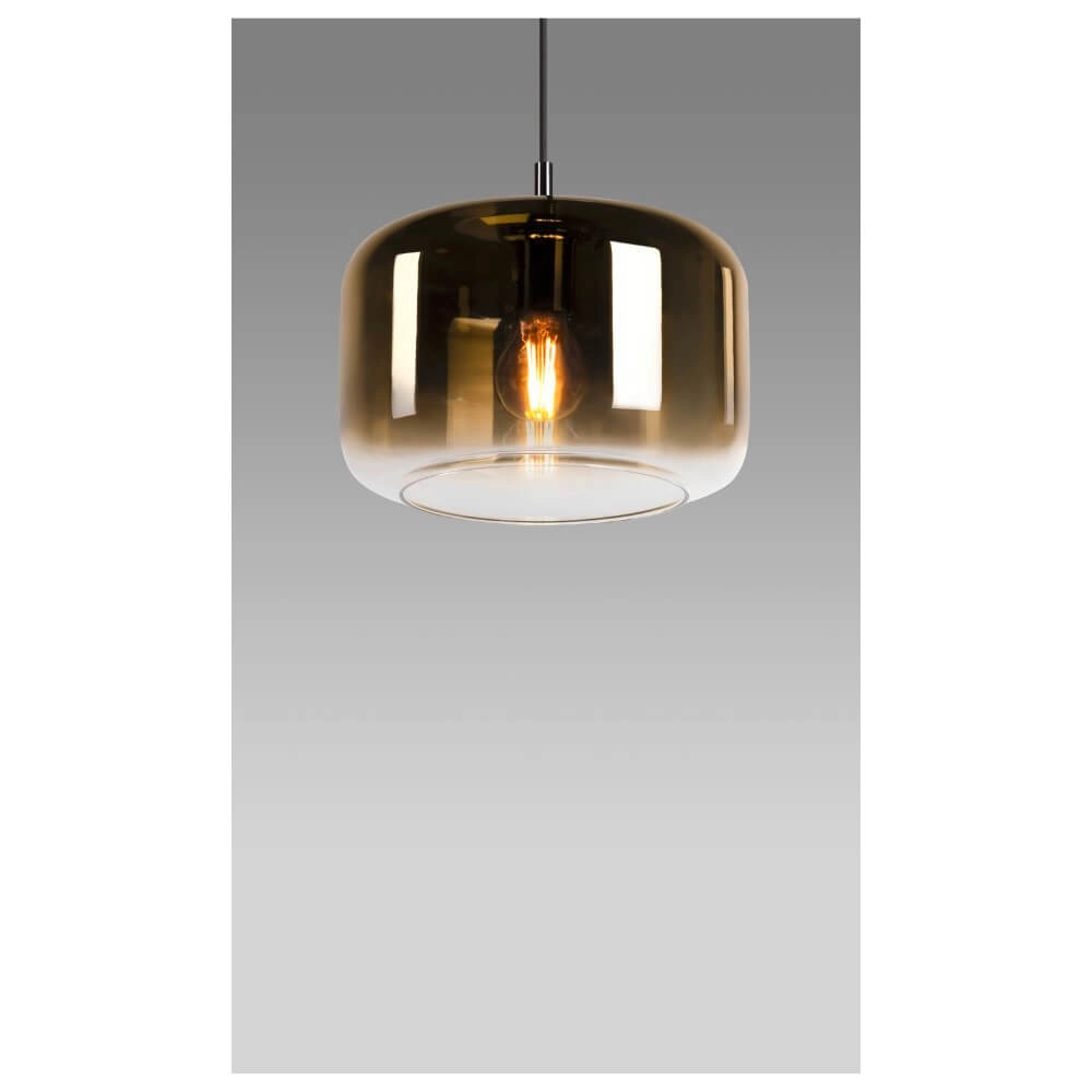 Glass pendant lamp Pantilo gold glass - Ø28cm SLV 4024163266437