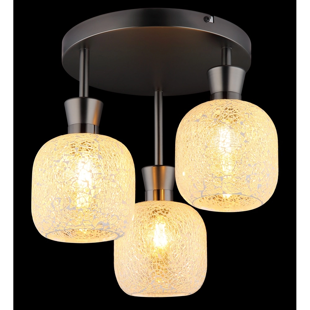 3-light ceiling lamp Brokana gunmetal Globo 9007371572465