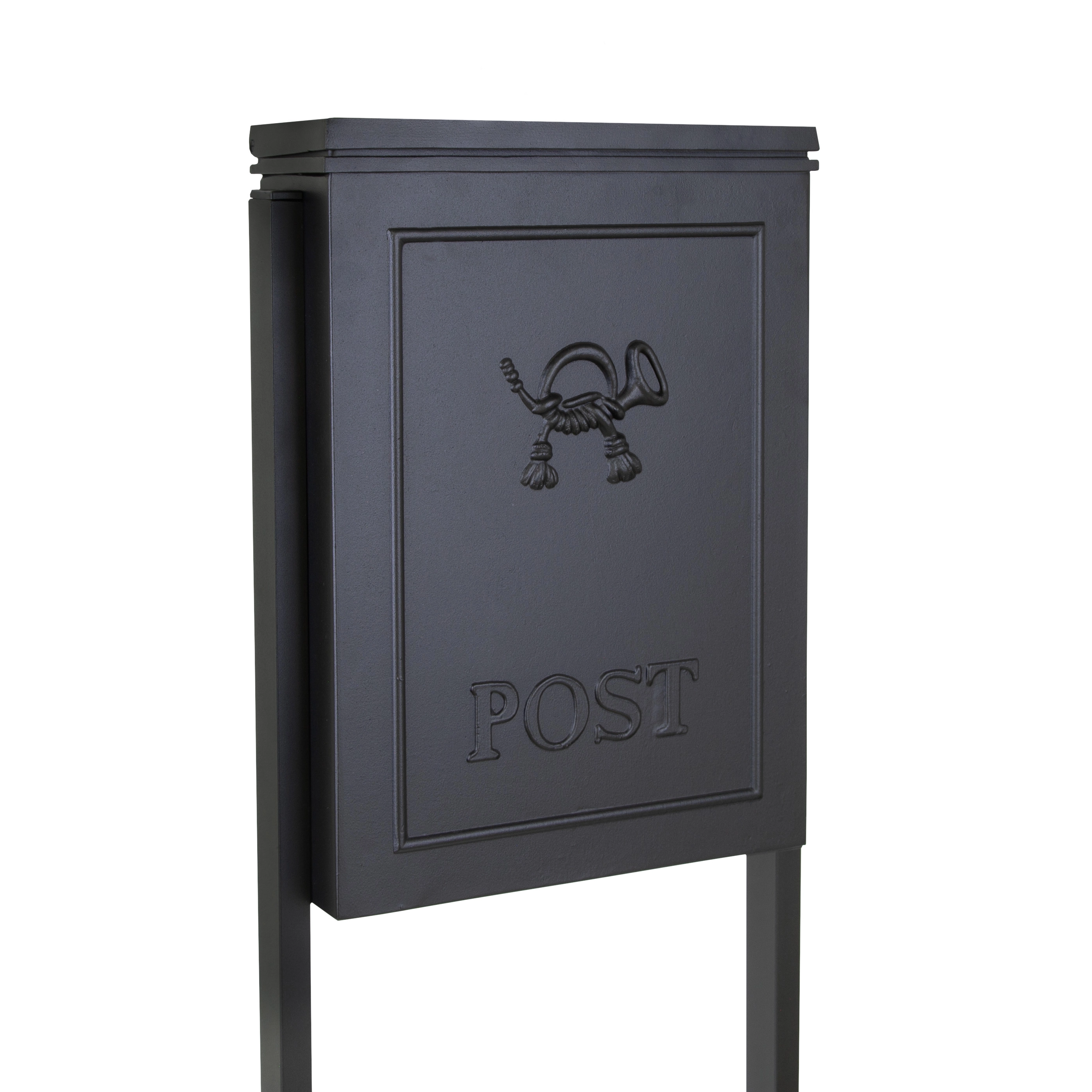 Mailbox Postbox B9A in frame - black