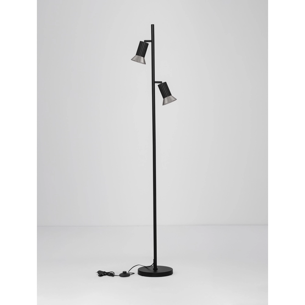 Design floor lamp Luvia black with bronze Lyora 5212017475626