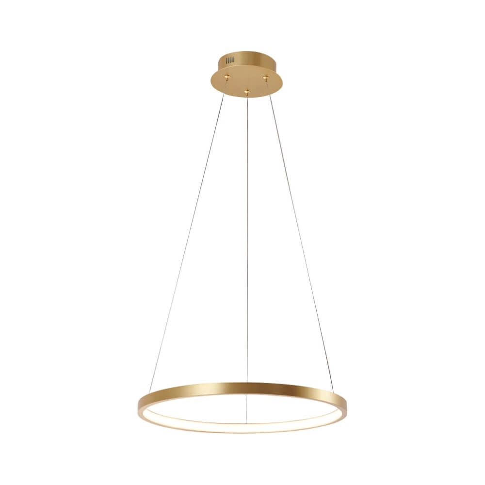 Round pendant lamp Circle gold Ø 39cm Just Light 4043689960391