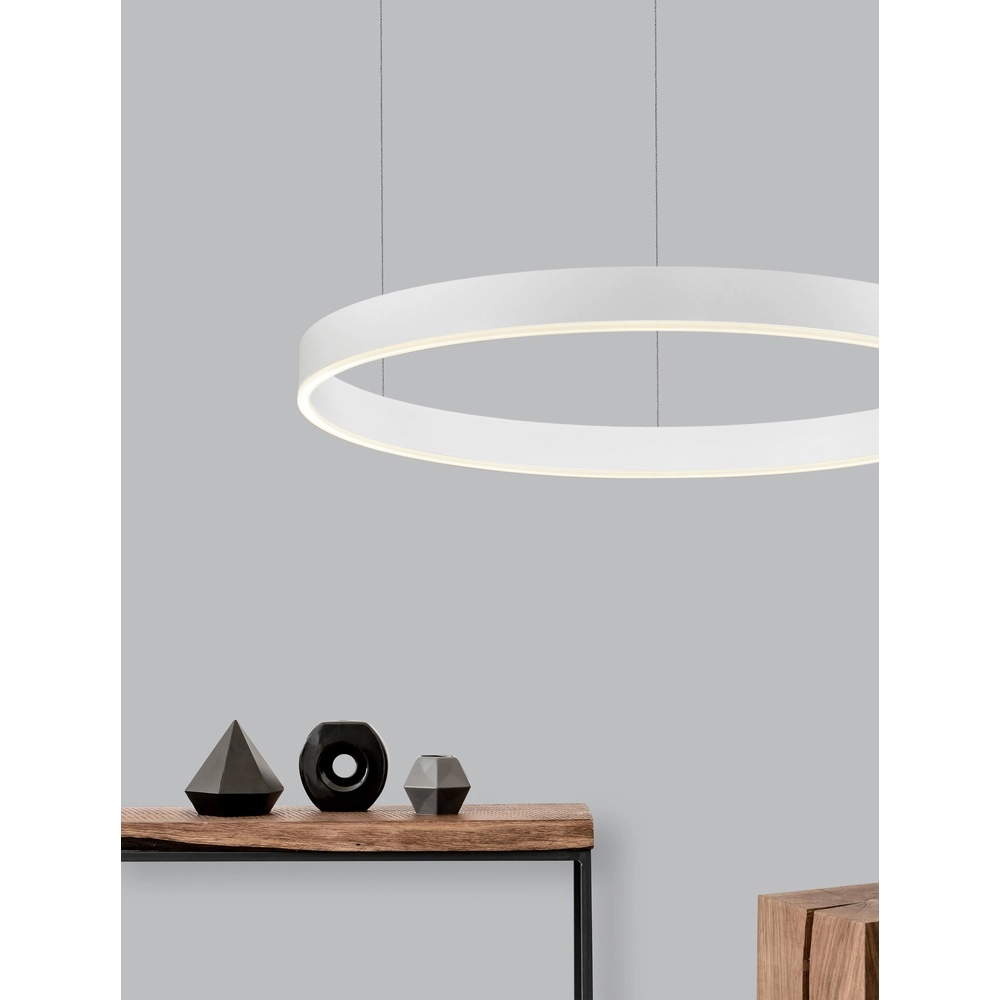 Pendant lamp Motif white Ø 80cm 2700-6500K Lyora 5212017443618