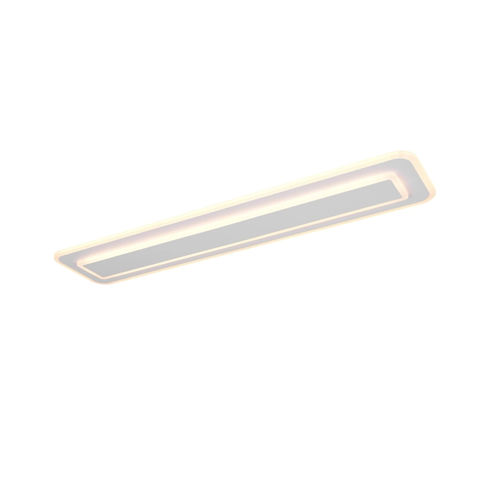 Modern ceiling lamp Riva white 90cm Trio 4017807682953