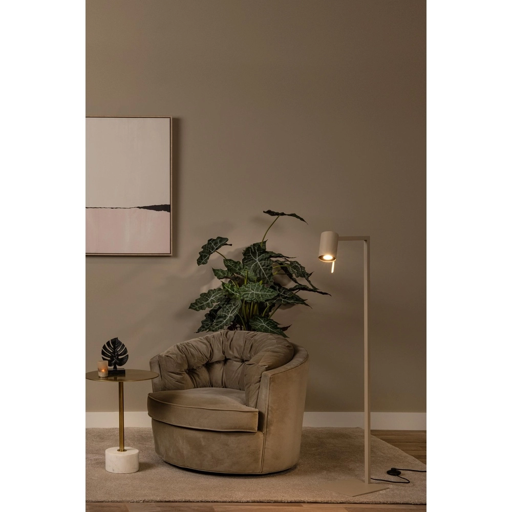 Modern reading lamp Lesley sand brown Lucide 5411212032096