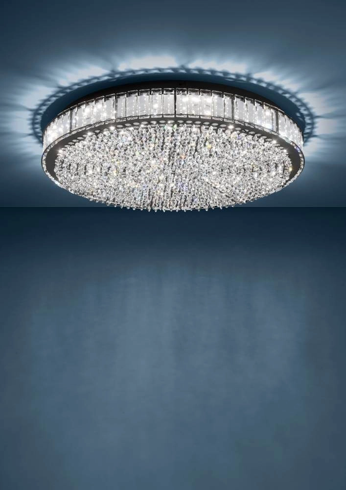 Crystal ceiling lamp Balparda Ø 61cm Stars of Light 9008606240937