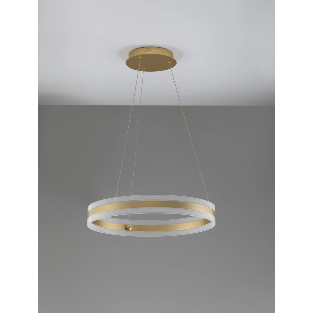 Pendant lamp Agos design gold Ø 60cm Lyora 5212017439352