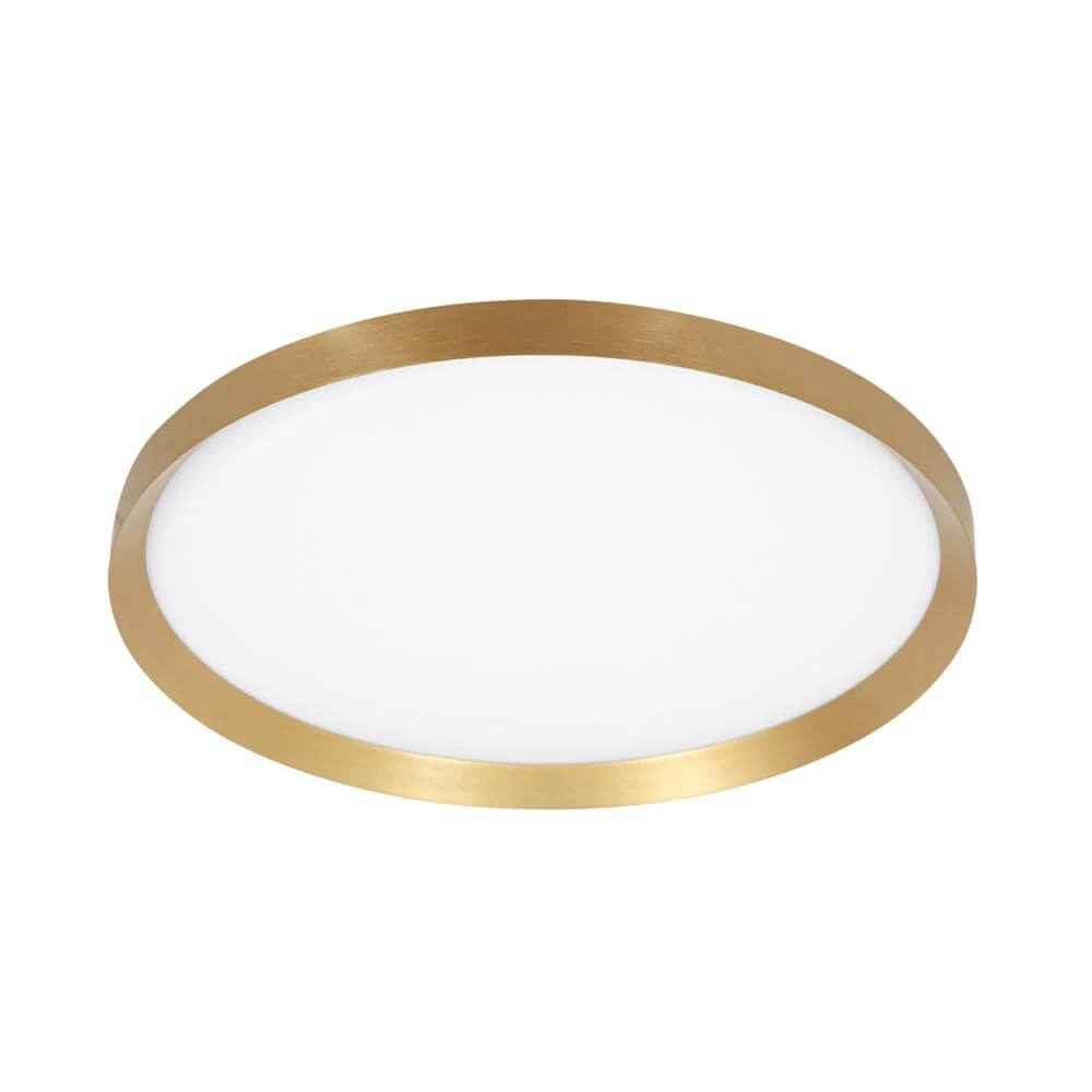 Sleek ceiling lamp Flady gold Ø 40cm Steinhauer 8712746171839