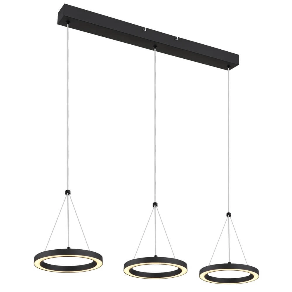 3-light pendant lamp Grenvix Design black