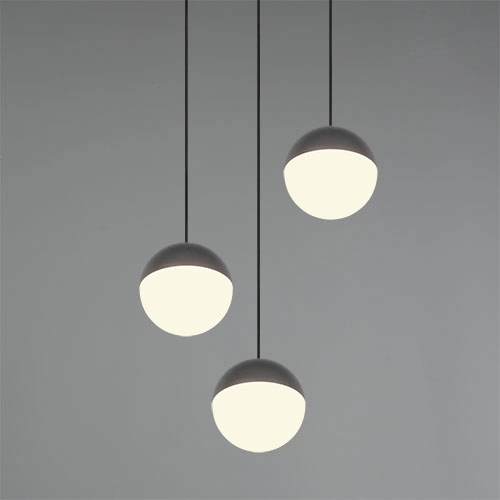 3-light pendant lamp Senta round anthracite Trio 4017807697834