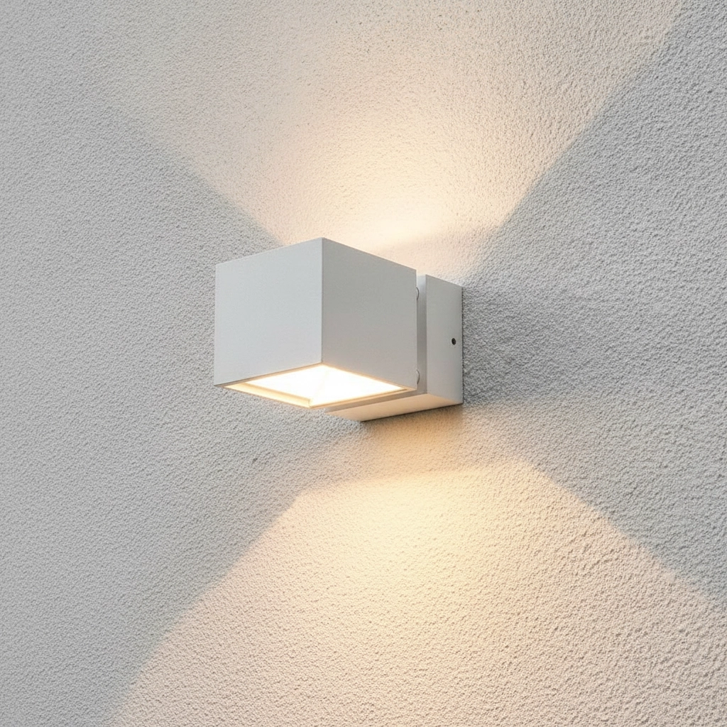 LED wall spot Bfeld adjustable