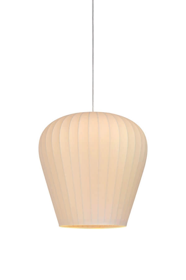 Pendant lamp Xela white Ø 37,5cm