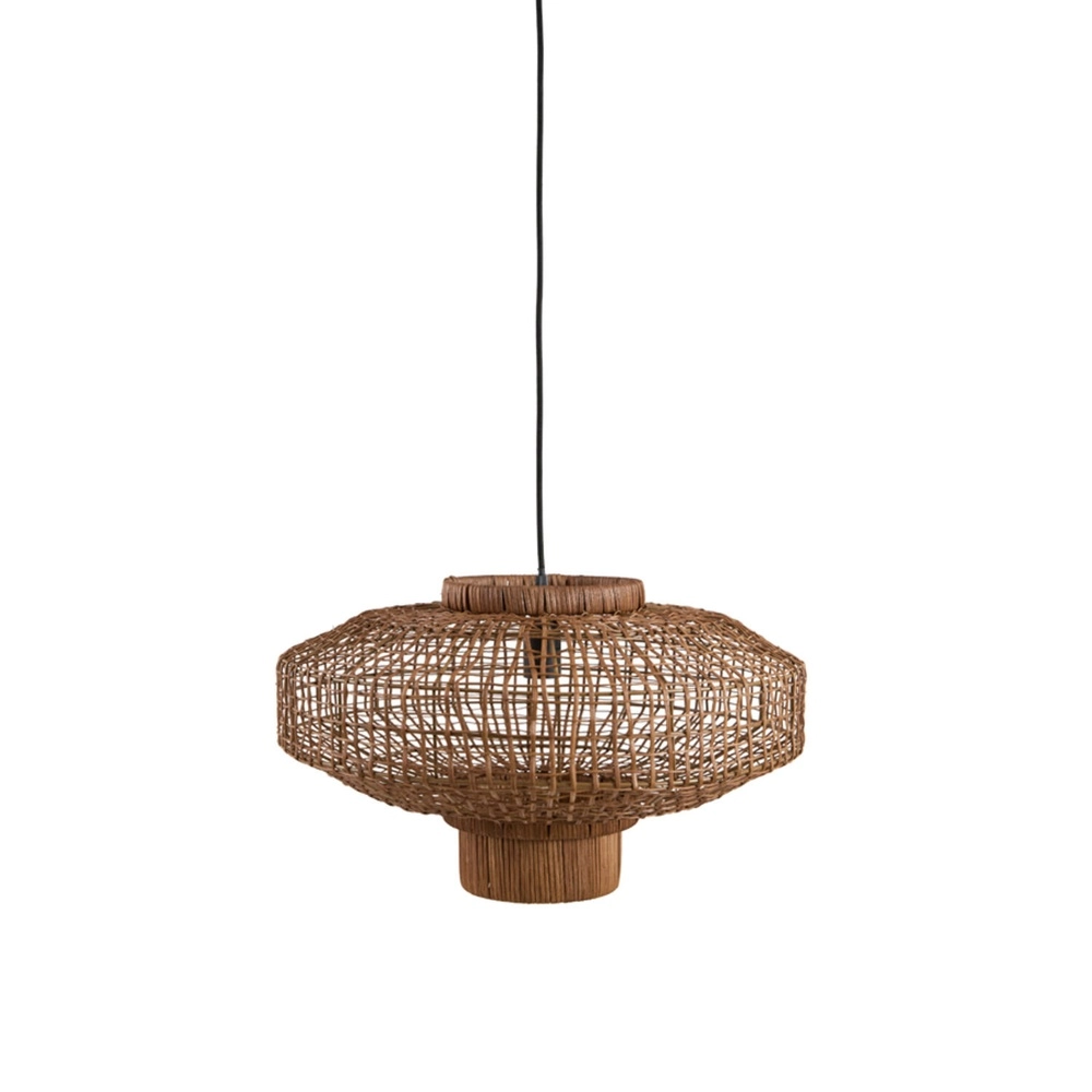 Pendant lamp Paldor Ø 50cm brown