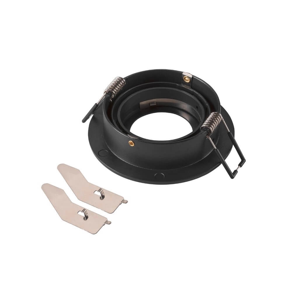 Mounting ring New Tria 75 Round black - without fitting SLV 4024163276467