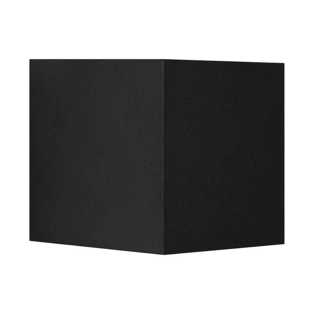 Square surface-mounted spot Milda black