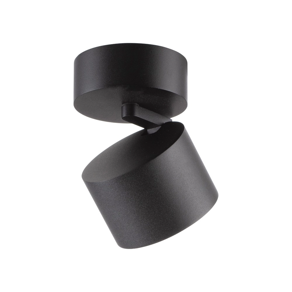 Sleek surface-mounted spot Pure Cup black pearl Paul Neuhaus 4012248395585