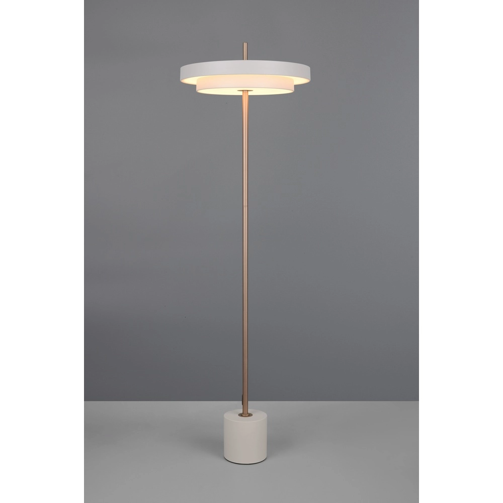 Modern floor lamp Keaton white Trio 4017807655933