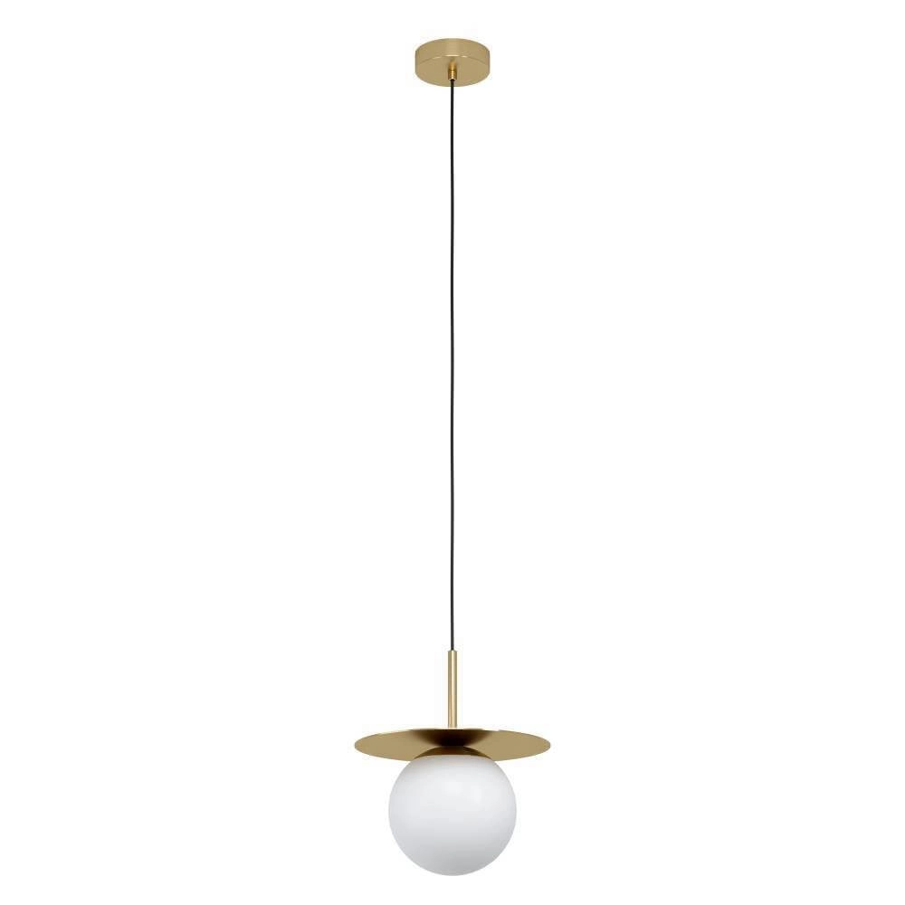 Glass hanging lamp Arenales Ø 18cm - gold Stars of Light 9002759399528
